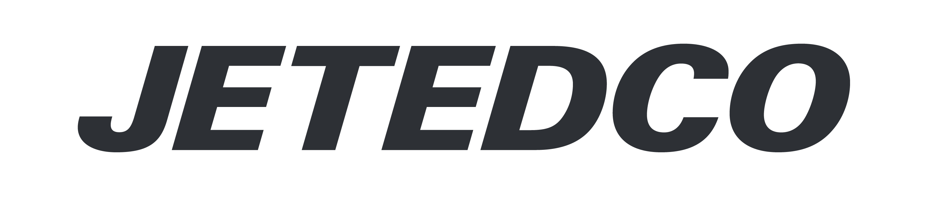 JetEdCo wordmark, dark