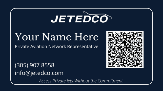 JetEdCo business card front